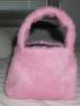 faux fur monster purse
