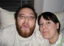 Ian's stroke face and Heather's polite surprise