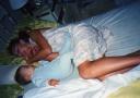 me and Kayla snoozin' and cuddlin' 1992