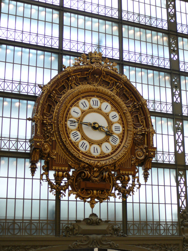 I don’t understand the French obsession with putting gold on things. It’s a clock! It tells time! Is time not pretty enough for French sensibilities?