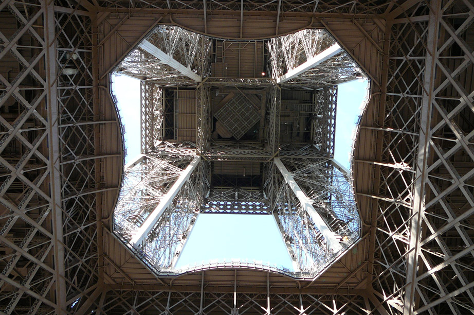 from underneath