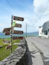 This is what road signs look like in Ireland. Cute, but executed inconsistently and frustratingly.