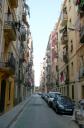 Looking down the street where we stayed (Sant Miquel)