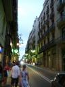 Inside the gothic quarter, the original walled-in city of Barcelone