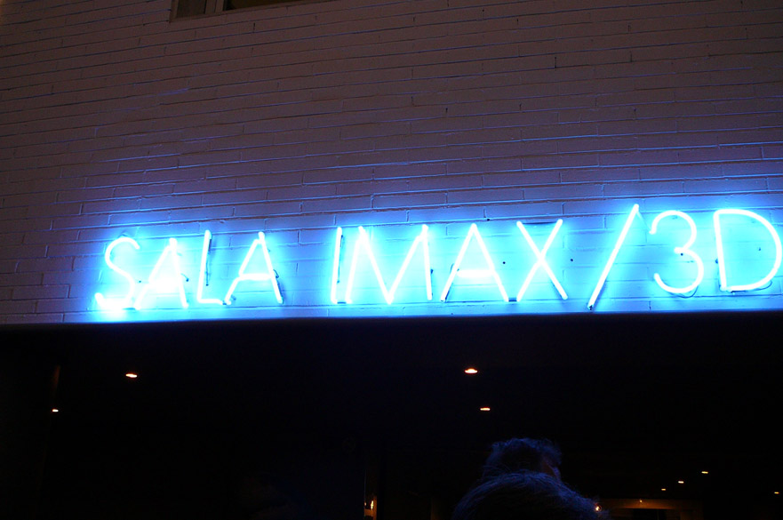 Our first night there we went to their Imax!